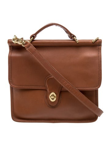 Coach Leather Top Handle Bag Vintage