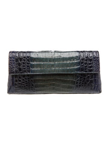 Nancy Gonzalez Crocodile Clutch