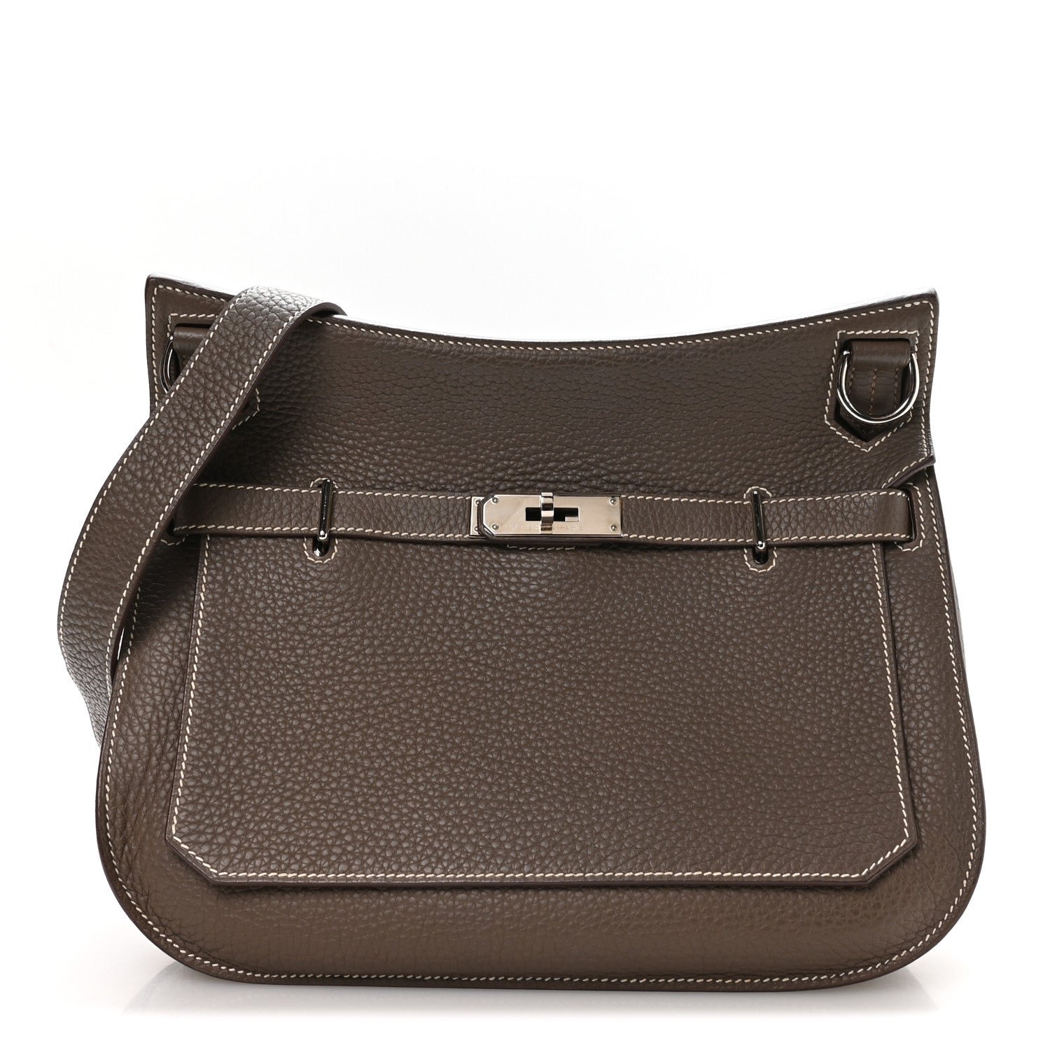Hermes Taurillon Clemence Jypsiere 28 Etoupe