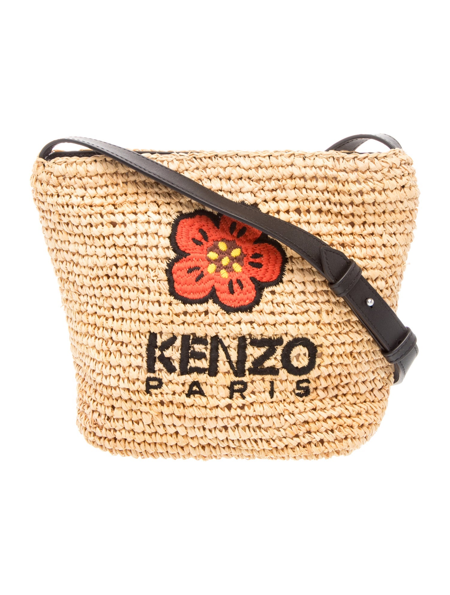 Kenzo Straw Crossbody Bag