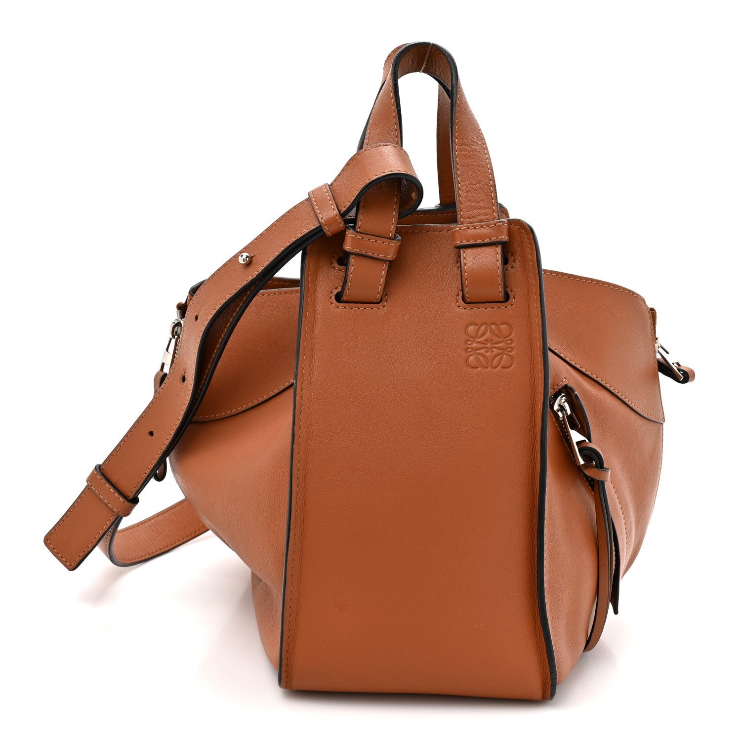 Loewe Calfskin Small Hammock Shoulder Bag Tan