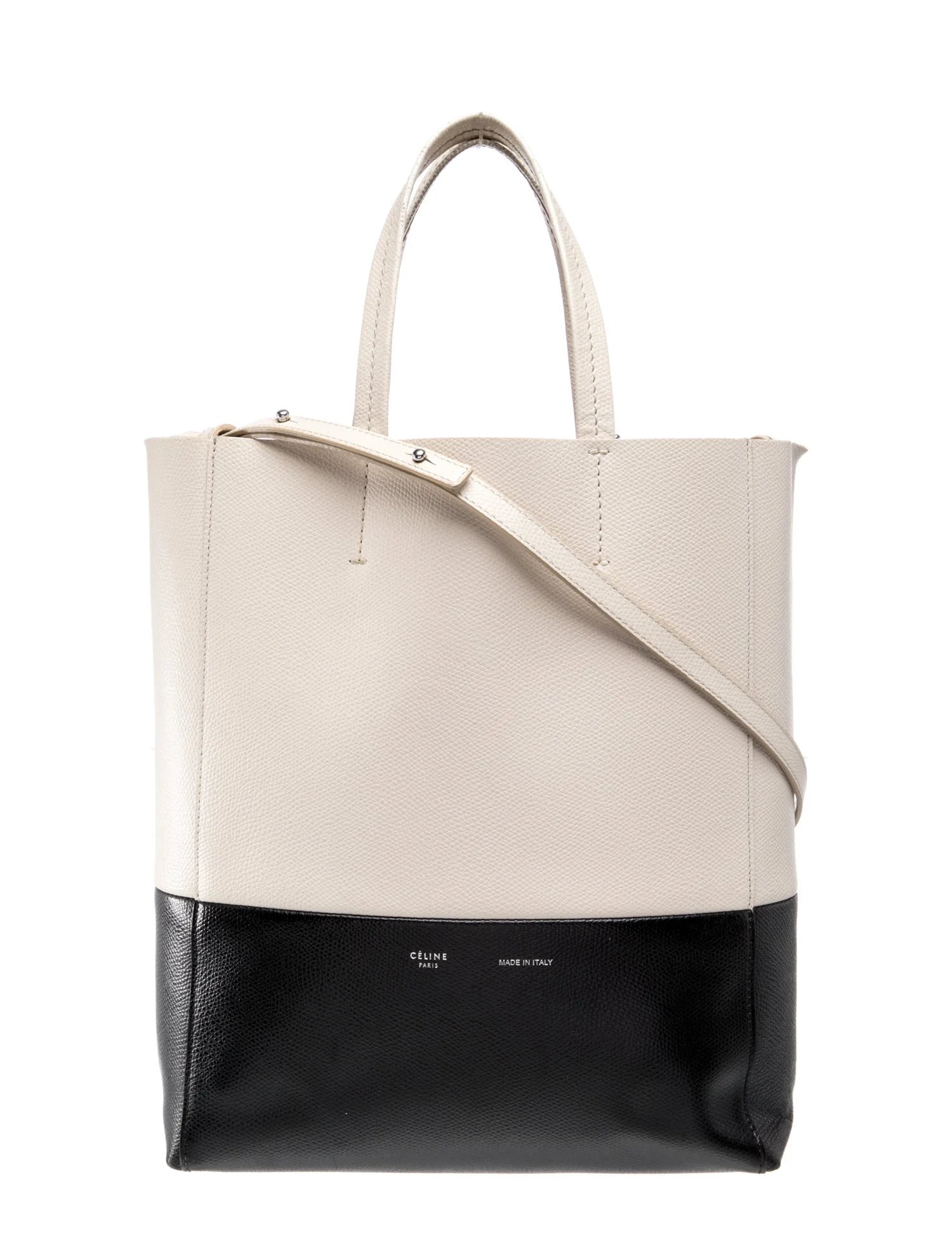 Leather Vertical Cabas Medium