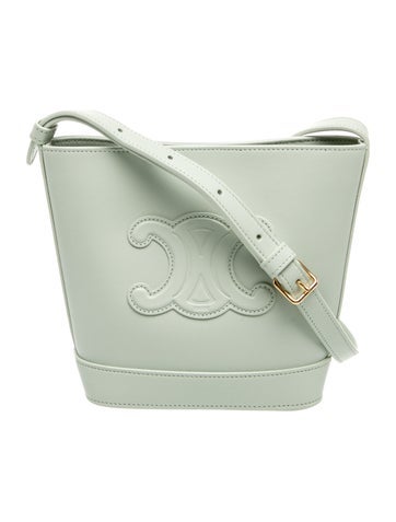 Leather Triomphe Bucket Mini