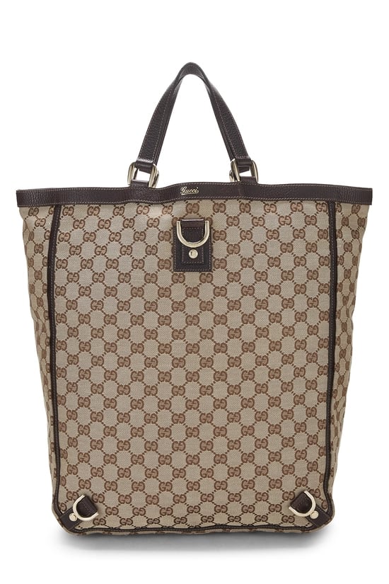 Original GG Canvas D-Ring Abbey Vertical Tote