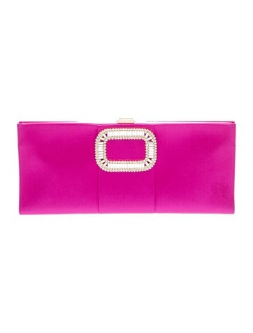 Roger Vivier Satin Clutch