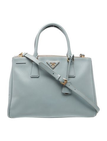 Saffiano Leather Galleria Double Zip Medium