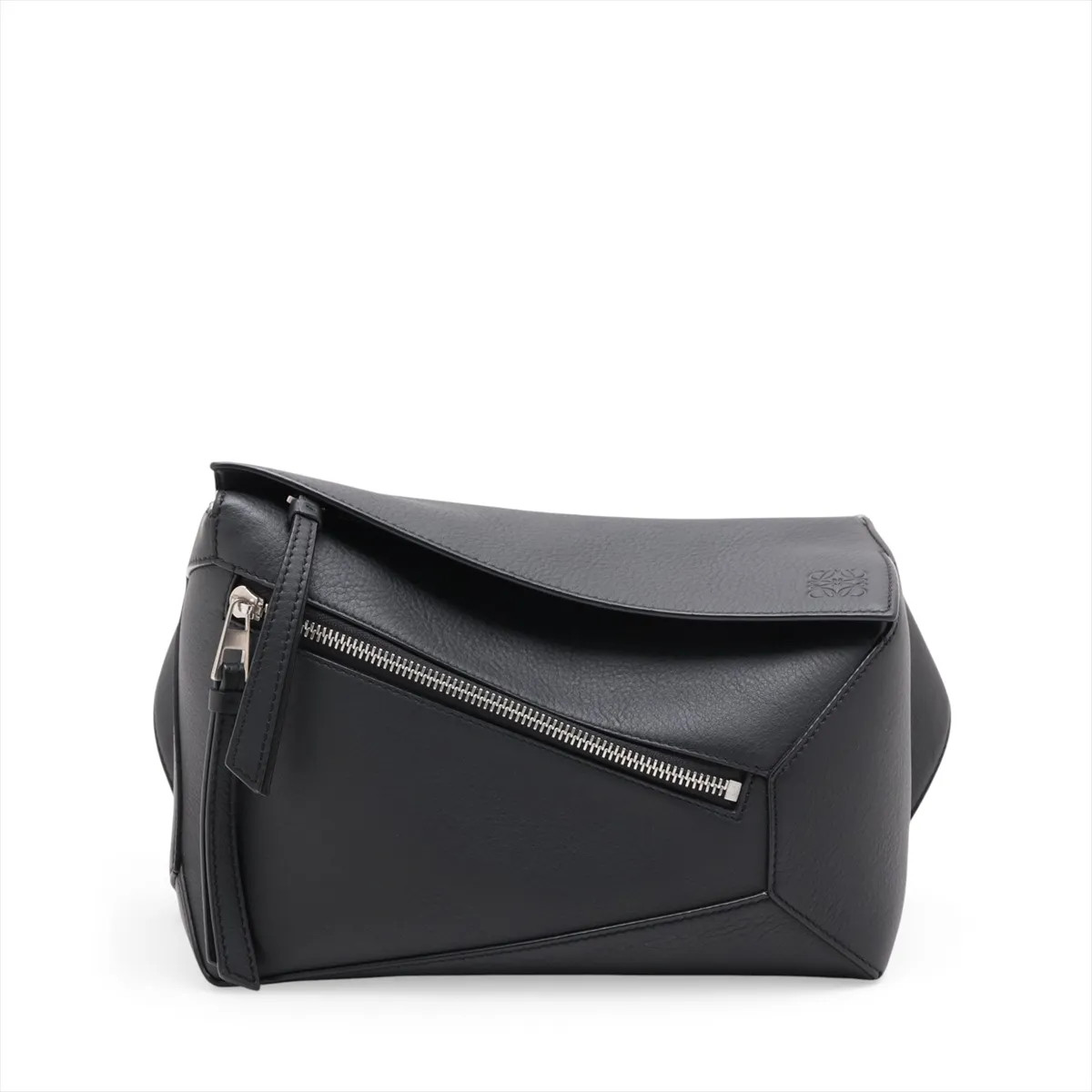 Loewe Puzzle Bum bag Small Leather Sling backpack Black
