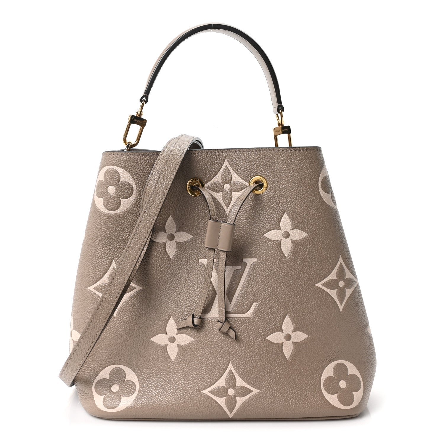 Louis Vuitton Empreinte Monogram Giant Neonoe MM Tourterelle Creme