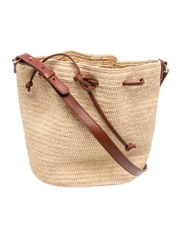 Straw Bucket Bag