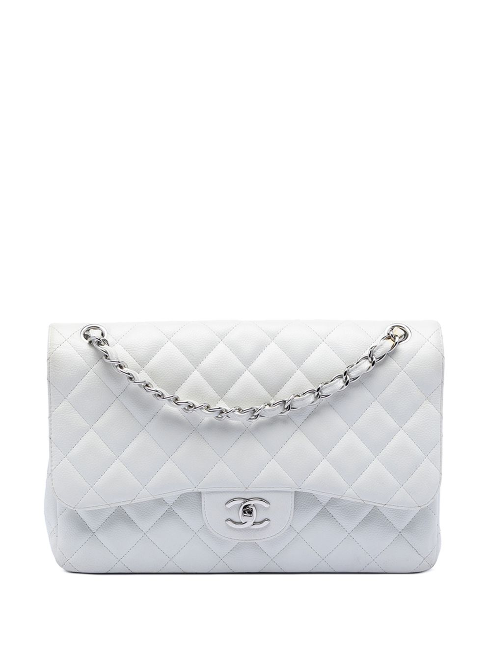 2010-2011 Jumbo Classic Caviar Double Flap shoulder bag
