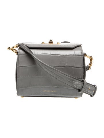 Embossed Leather Crossbody Bag