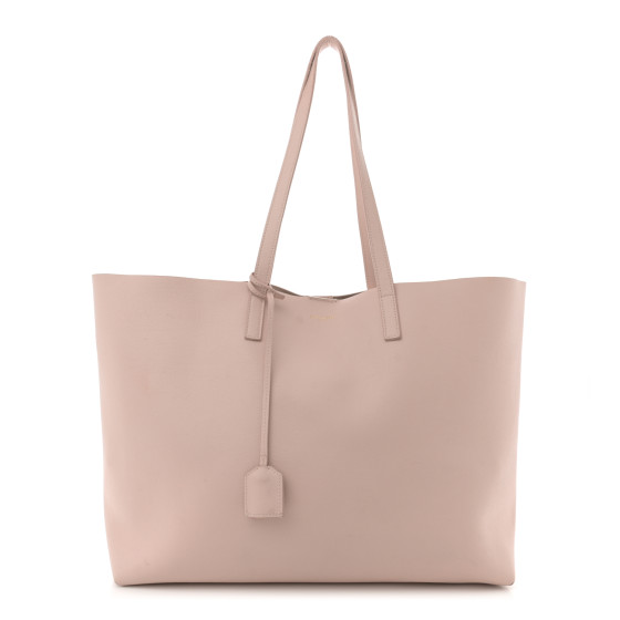 Saint Laurent Calfskin Large Shopping Tote Pale Blush