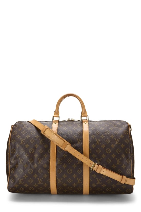 Louis Vuitton Monogram Canvas Keepall Bandouliere 50