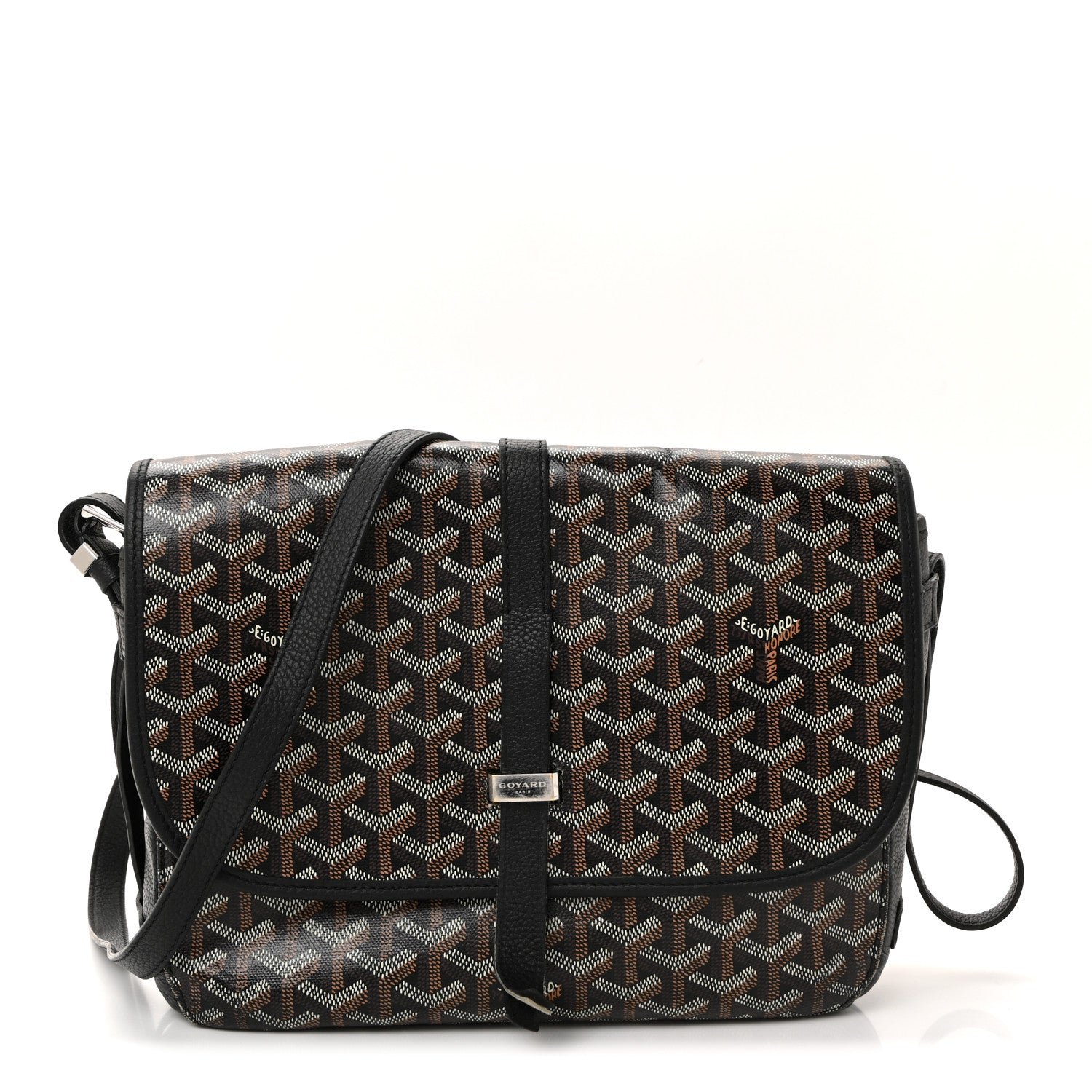 Goyard Goyard Goyardine Belvedere II MM Messenger Bag Black