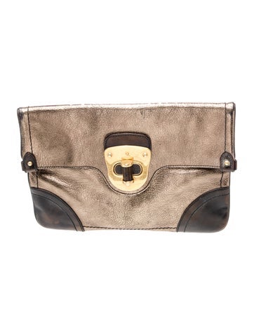 Alexander McQueen Leather Clutch