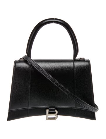 Leather Hourglass Bag