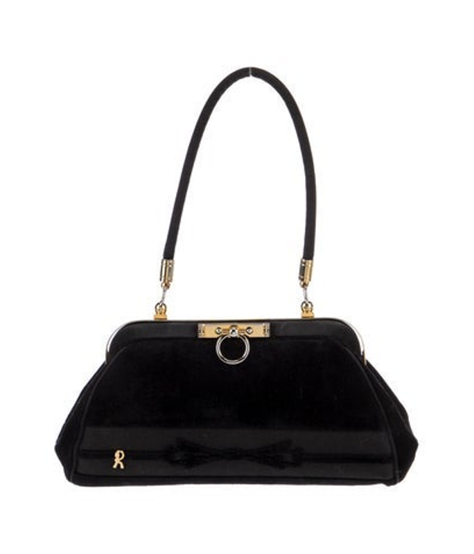 Roberta di Camerino Di Camerino Velvet Top Handle Bag
