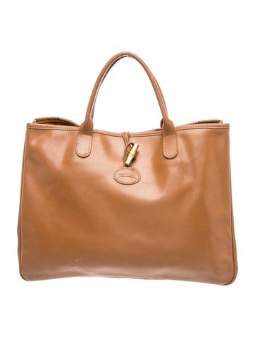 Leather Top Handle Bag