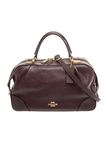 Leather Top Handle Bag