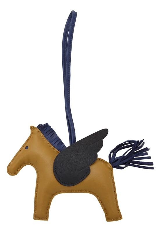Multicolor Milo Leather Rodeo Bag Charm GM