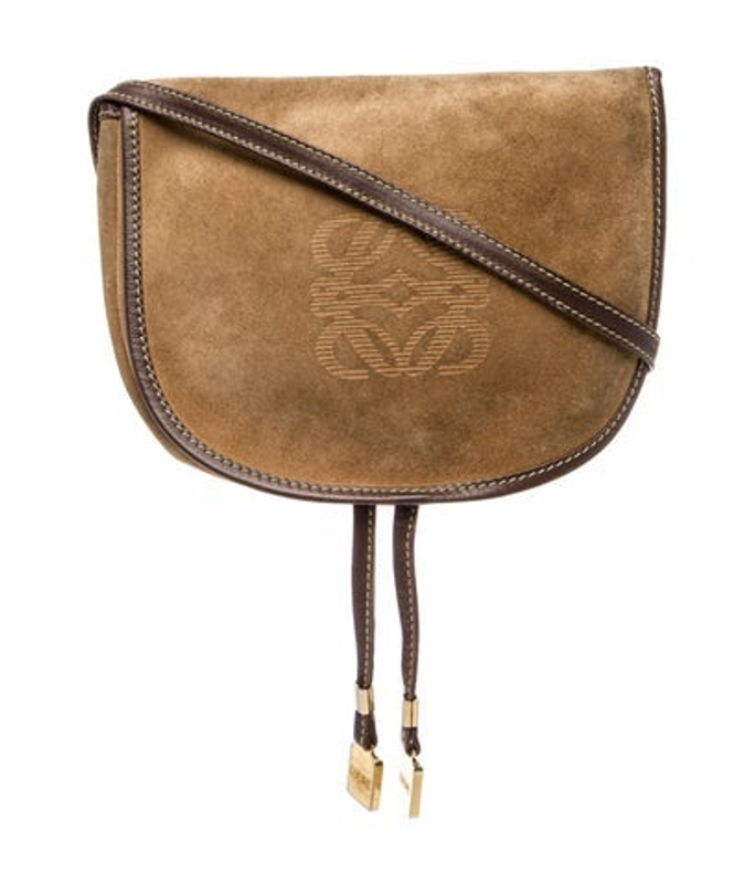 Loewe Suede Crossbody Bag Vintage