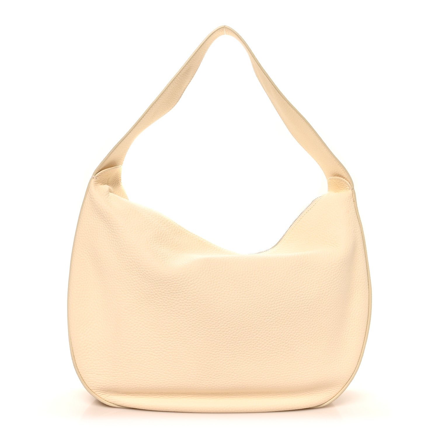 The Row Matte Grained Calfskin Allie Bag Milk