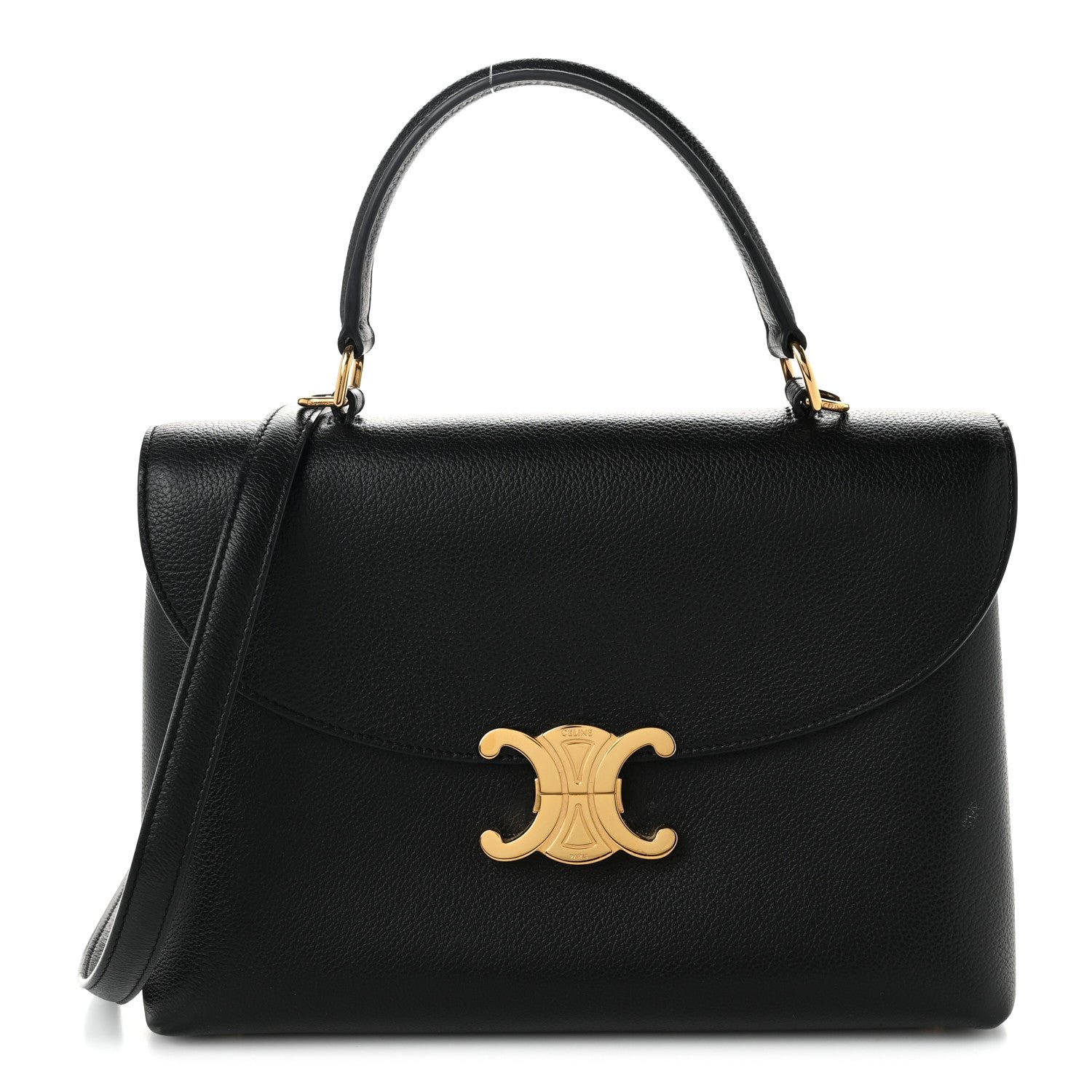 Celine Supple Calfskin Medium Nino Black