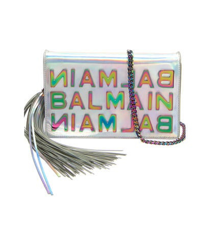 Balmain Patent Leather Shoulder Bag
