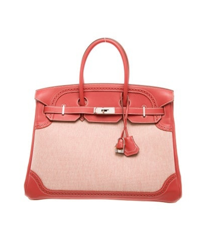 Hermes Toile H Swift Ghillies Birkin 35