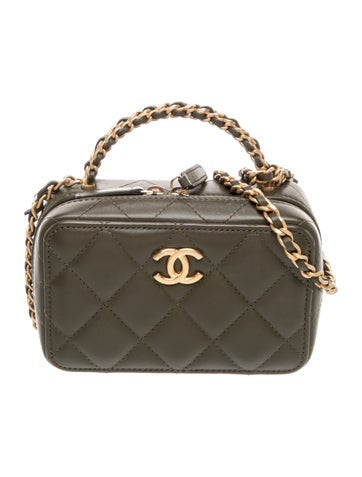 Mini Chain Top Handle Vanity Case