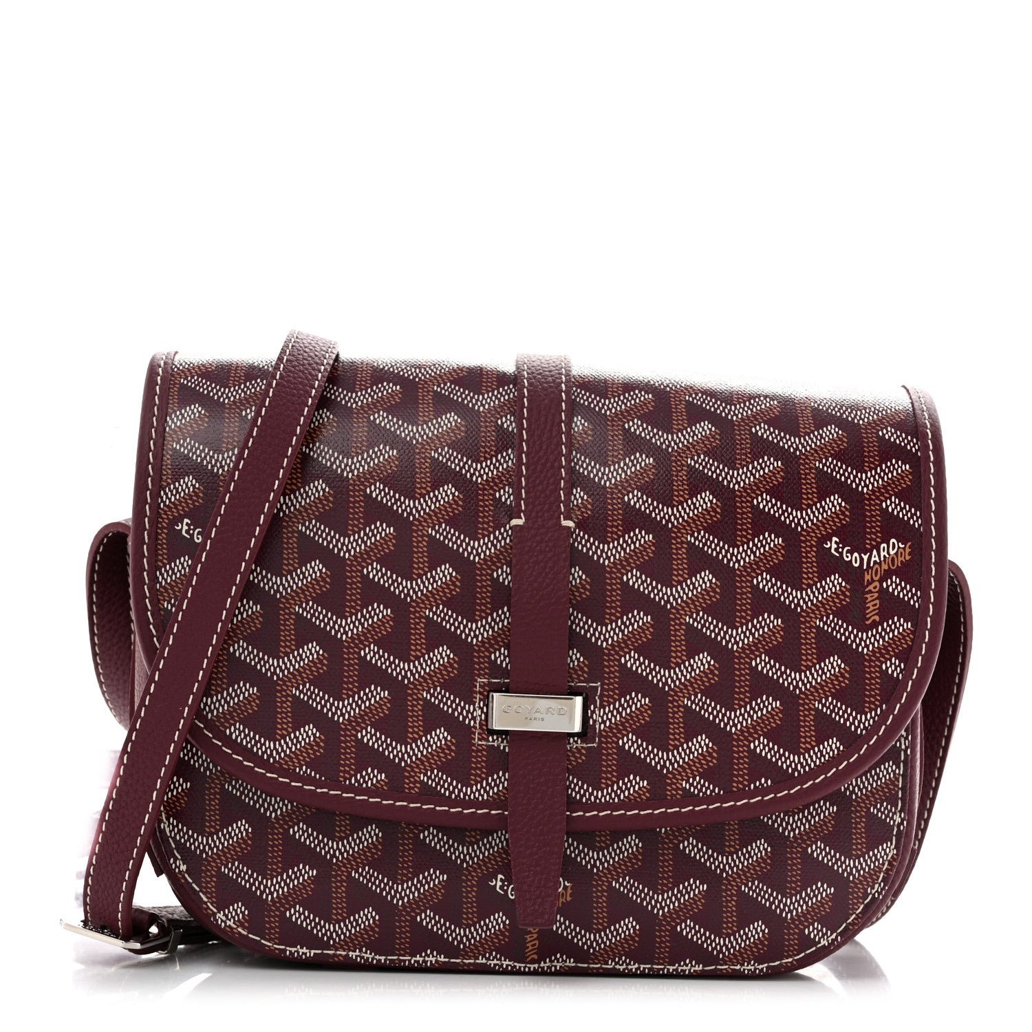 Goyard Goyardine Belvedere II PM Messenger Bag Bordeaux Bordeaux