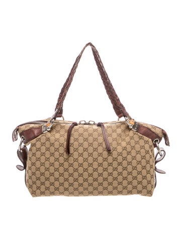 GG Canvas Bamboo Bar Medium