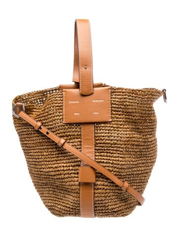 Raffia Bucket Bag