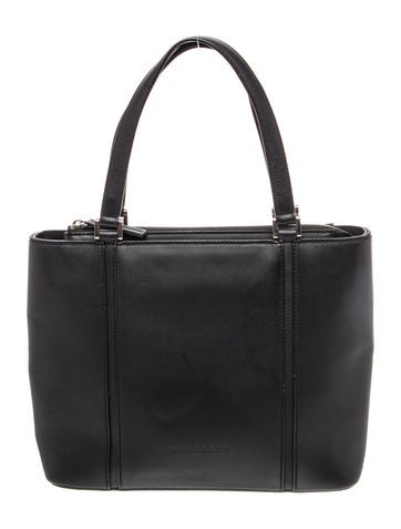 Leather Top Handle Bag