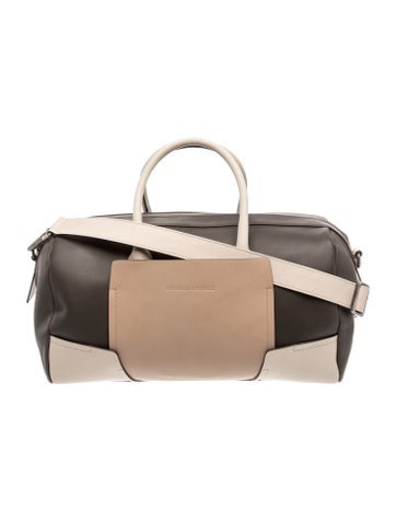 Leather Top Handle Bag