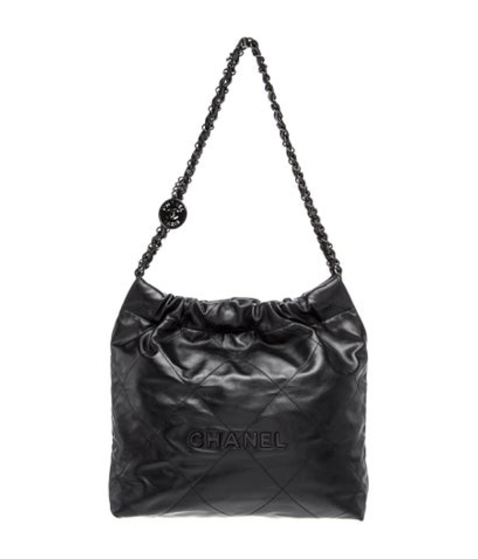 Chanel Small So Black 22 Hobo