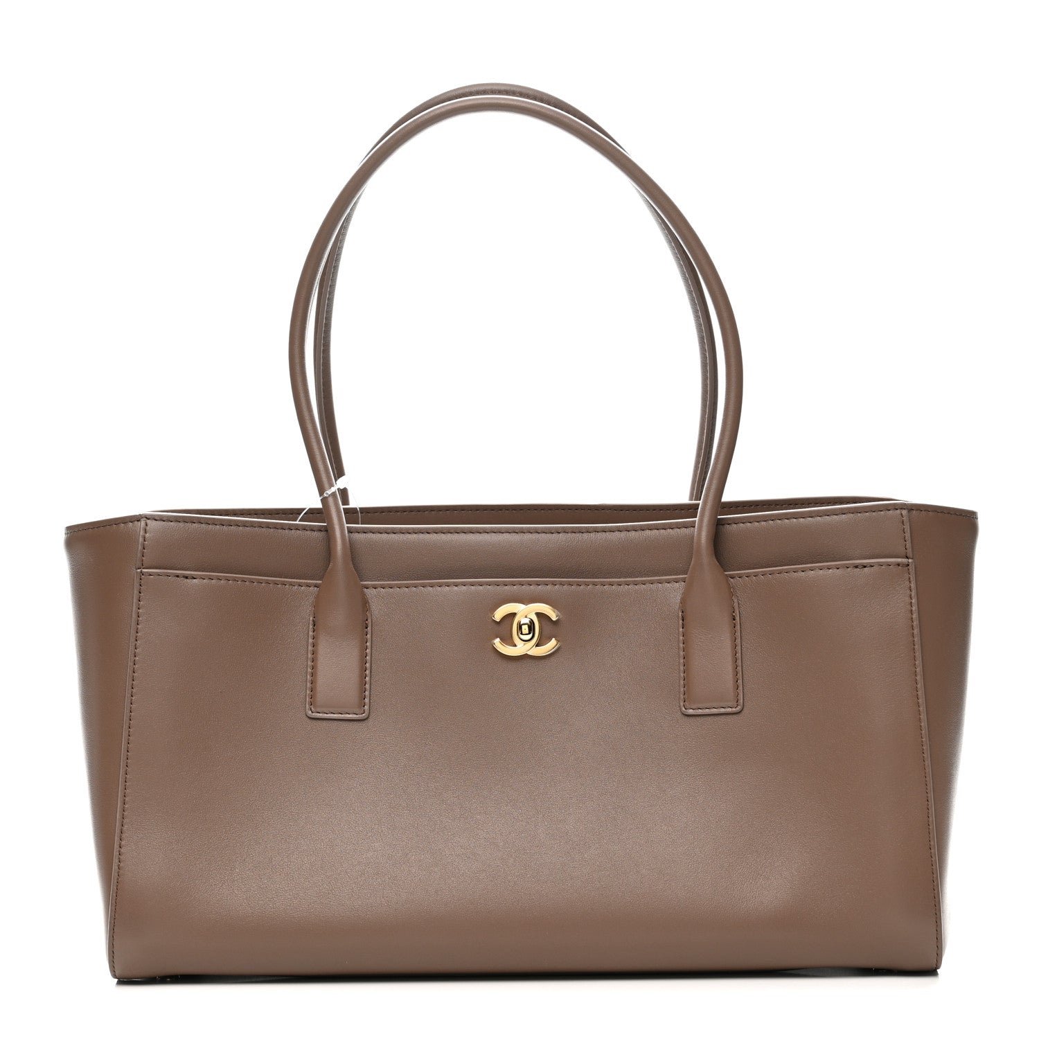 Chanel Calfskin Archetype Small Shopping Tote Light Brown