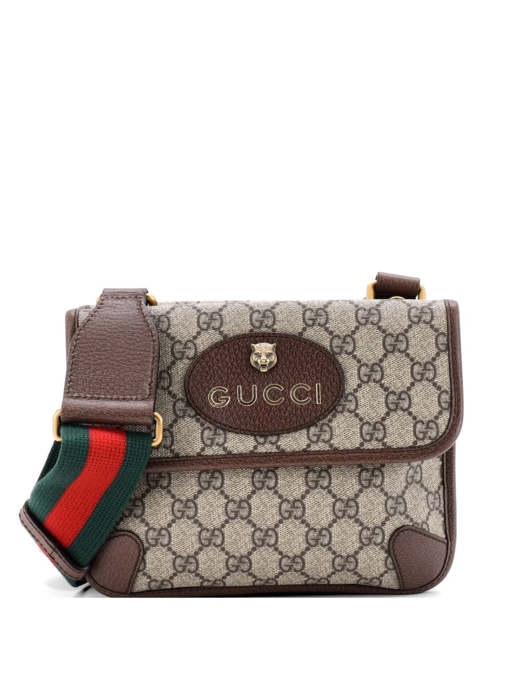 Neo Vintage Flap Messenger GG Coated Canvas Small crossbody bag
