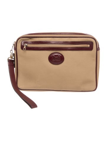 Celine Canvas Clutch Vintage