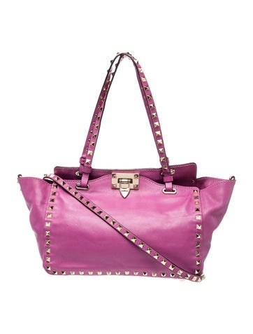 Rockstud Top Handle Bag