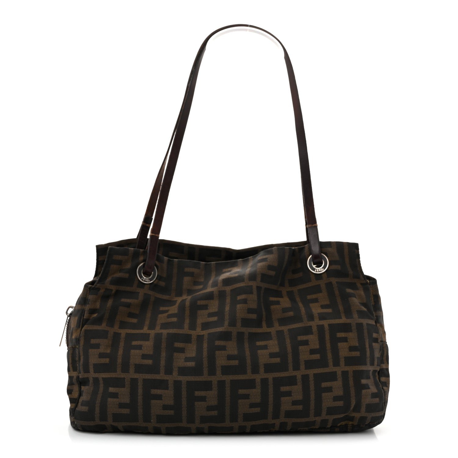 Fendi Zucca Shoulder Bag Tobacco