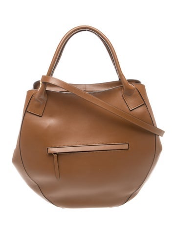 Leather Top Handle Bag