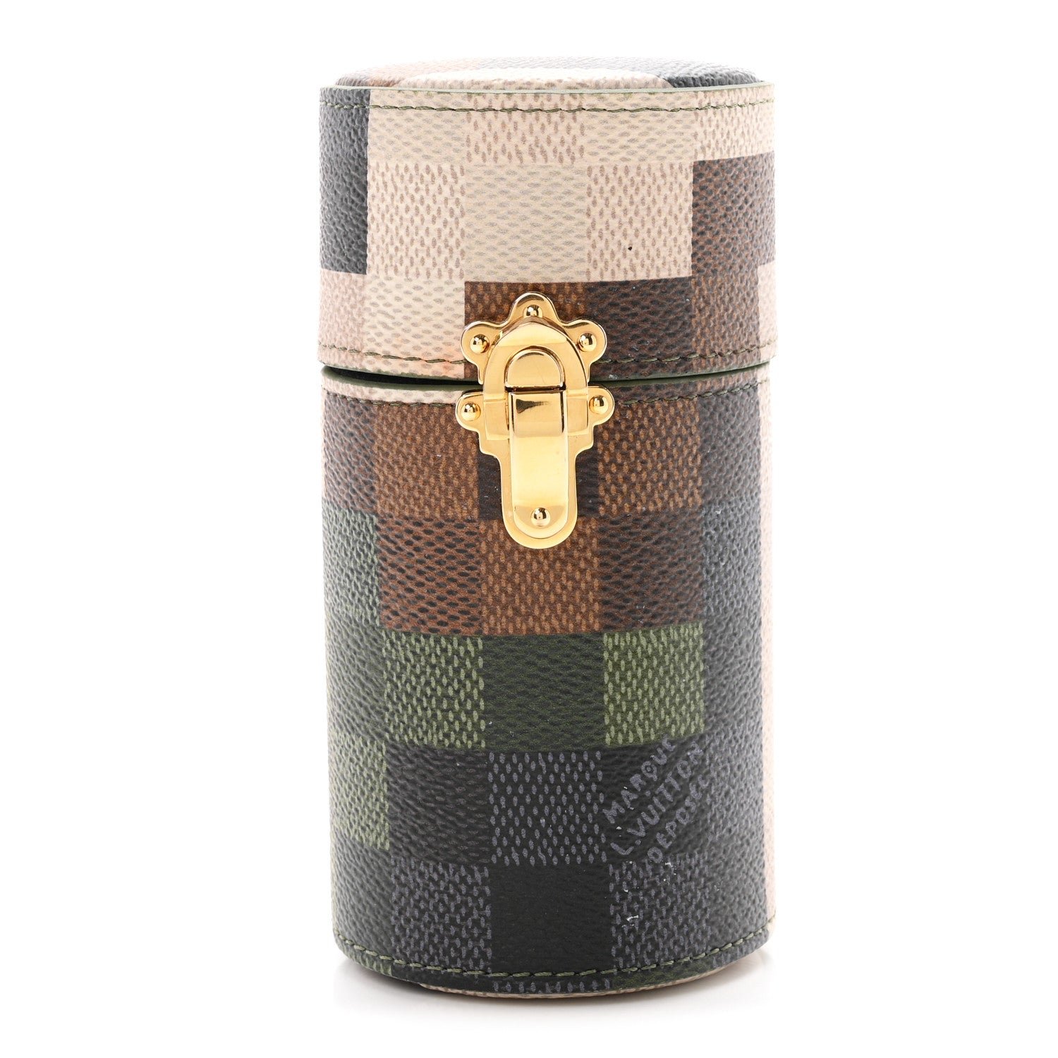 Louis Vuitton Damoflage 100ML Travel Case Green
