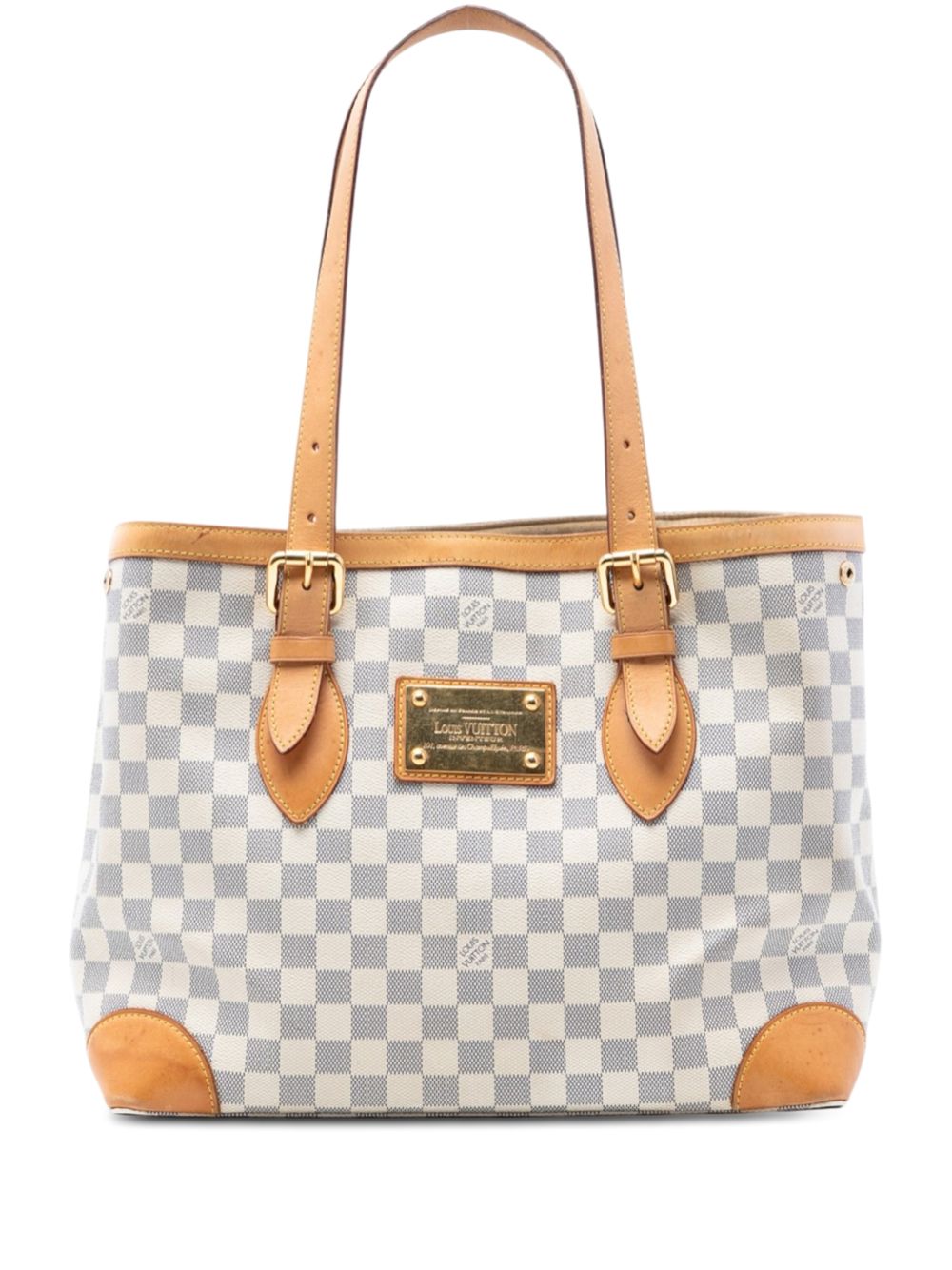 2009 Damier Azur Hampstead MM tote bag