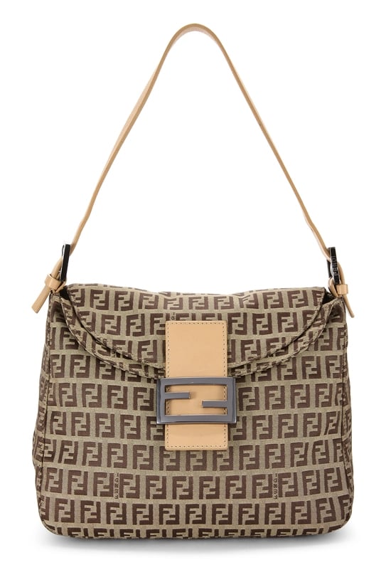 Brown Zucchino Canvas Shoulder Bag