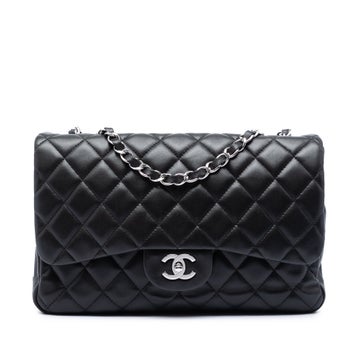Lambskin Jumbo Classic Lambskin Single Flap