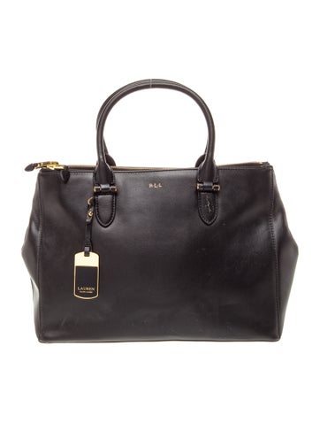 Leather Top Handle Bag