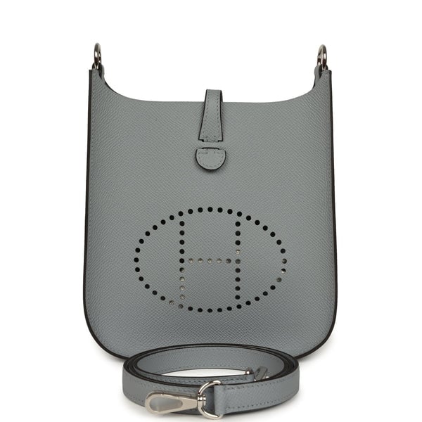 Hermes Evelyne Sellier TPM Gris Pantin Epsom Palladium Hardware