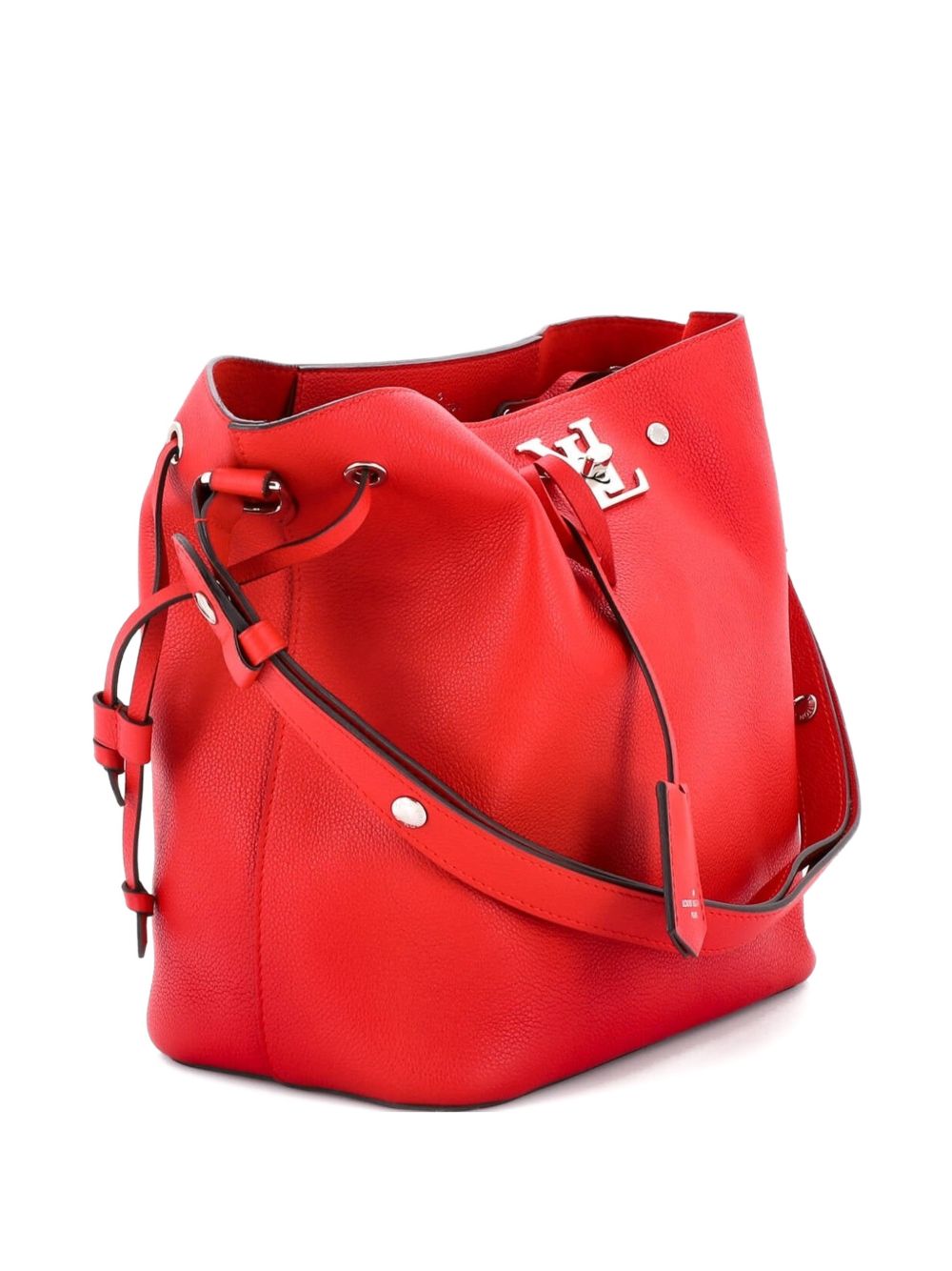 Louis Vuitton Lockme Leather bucket bag