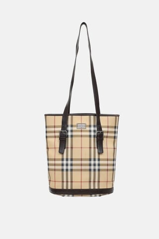 House Check Bucket Bag